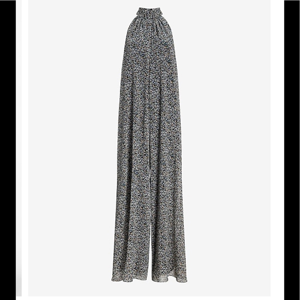 NWT- wide leg jumpsuit from Express- XS - Picture 4 of 11